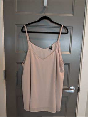 Torrid Sophie Chiffon Swing Cami Dusty Pink 3X